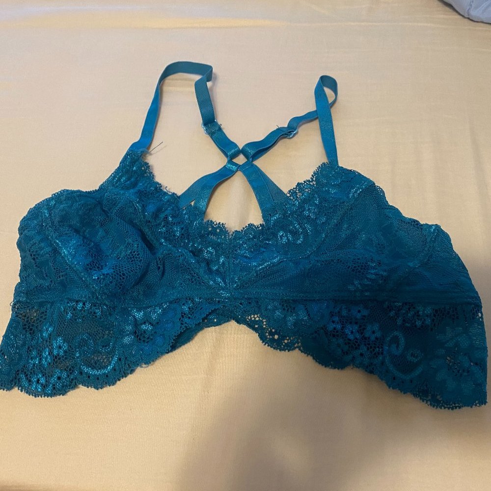 Women's Signature8 teal bralette S